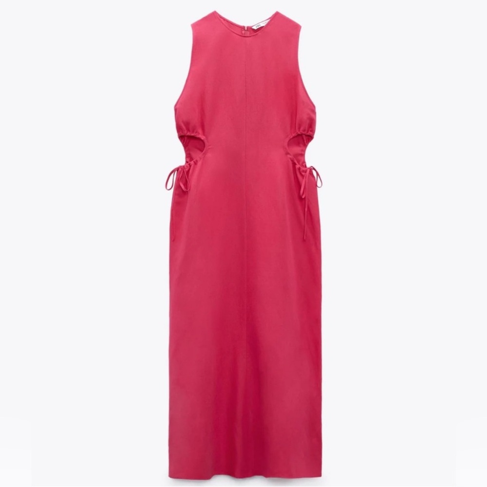 Zara Linen Maxi Dress